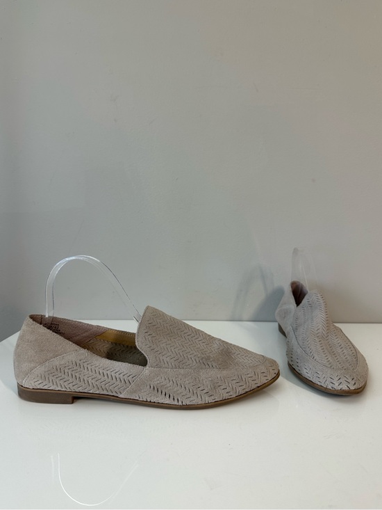 Lucky Brand Shoes - Lucky Brand Suede Grey Pointed Loafers Size 10 Brogan Laser Cut
